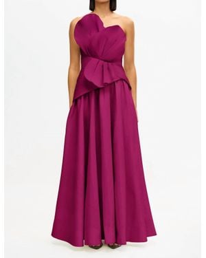 Acler Sageston Maxi Gown - Purple