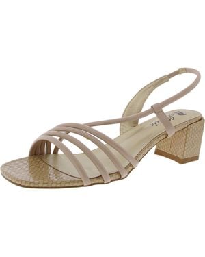 SJP by Sarah Jessica Parker Fling Leather Slip On Mules - Brown