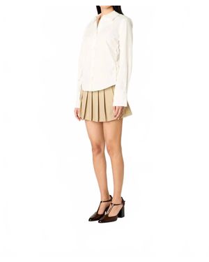 Nia Alara Long Sleeve Top - White