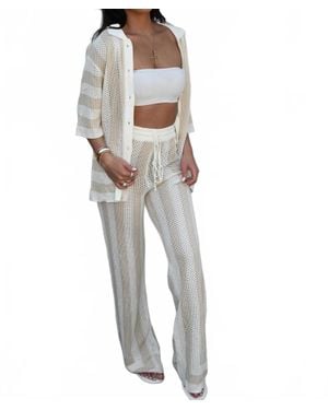 Seven Wonders Ziggy Crochet Pant - Gray