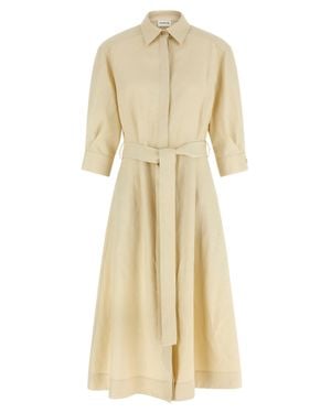 P.A.R.O.S.H. P. A.R. O.S. H. Chemisier Dress - Natural