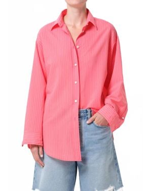 Agolde Sona Shirt - Pink