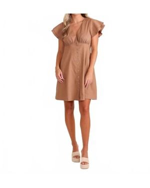 S'Edge Bennet Mini Dress - Brown