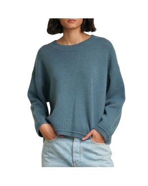 SABLYN Alston Boyfriend Crew Top - Blue