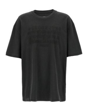 Maison Margiela Used 'Numeric Signature Mm6' T-Shirt - Black