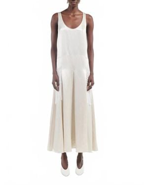 Maria McManus Godet Dress Macrame - Natural