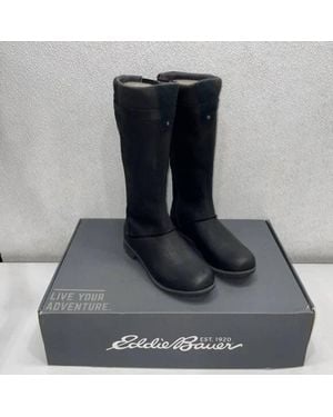 Eddie Bauer Trace Leather Booties - Black