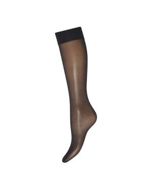 Wolford Satin Touch 20 Knee-Highs - Brown