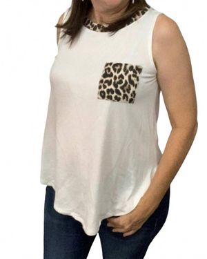Emerald Collection Sleeveless Top - Natural