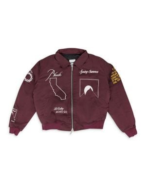 Rhude Signal Bomber - Purple