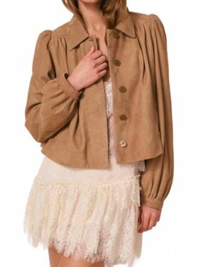 LoveShackFancy Eris Jacket - Natural