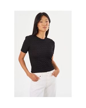 Lamarque Estir Crew Neck T-Shirt - Black
