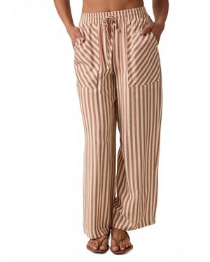 Wishlist Carter Pull On Wide Leg Pants - Natural