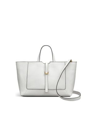 Radley Hazelbury Park Medium Ziptop Satchel Bag - White
