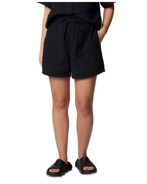 Columbia Holly Hideaway Breezy Shorts Drawstring Waist Fts500 - Black