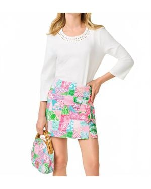 Lilly Pulitzer La Costa Mini Skort - White