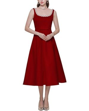 Kaimilan Midi Dress - Red