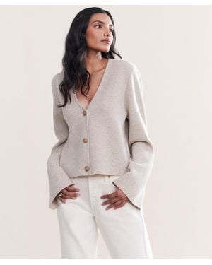 Jenni Kayne Chelsea Cardigan Sweater - Natural