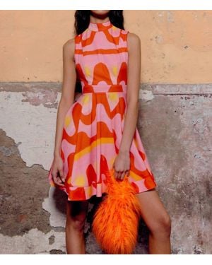 De Loreta Hortencia Dress - Red