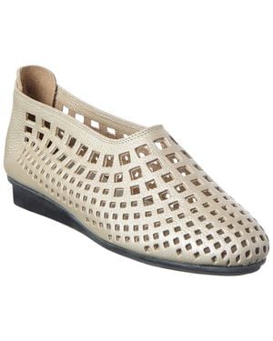 Arche Nirick Leather Flat - White