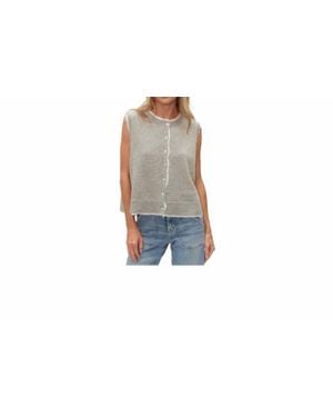 Six Fifty Maria Double Layered Vest - Black