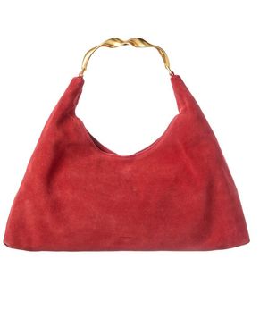 Jonathan Simkhai Nixi Suede Hobo - Red