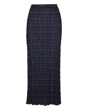 Missoni Pencil Skirt With Textured Woven Fabric - Blue