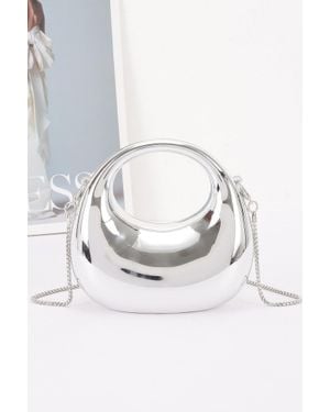 Fashnzfab Acrylic Mini Bag - Gray
