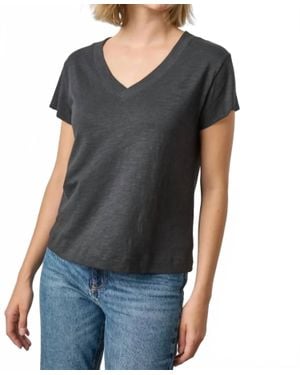 Lilla P Relaxed Short Sleeve Top - Black