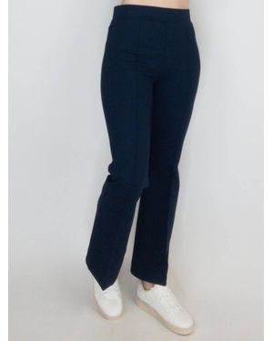 Lulu-B Stretch Wide Leg Legging - Blue