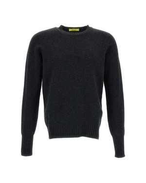 Drumohr Raglan Sleeve Fine-Knit Wool Sweater - Blue