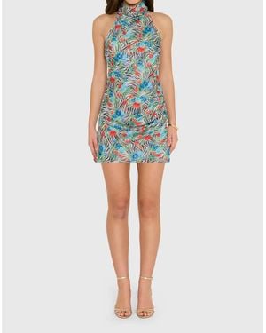 Amanda Uprichard Chantel Mini Dress - Blue