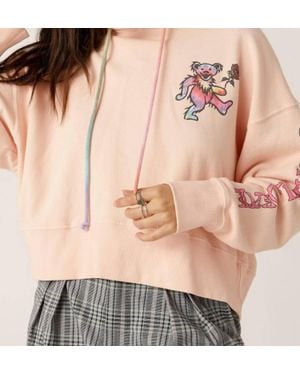 Daydreamer Grateful Dead Tie Dye Hoodie - Pink