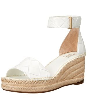 Franco Sarto Ciemens Espadrille Wedge Sandal I0009L1100 - White