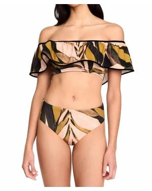 Marie Oliver Tropical Sand Emily Top - Black