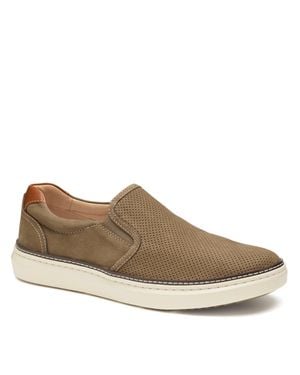 Johnston & Murphy Culling 2 Perfed Slip On Dress Casual Shoe - Brown