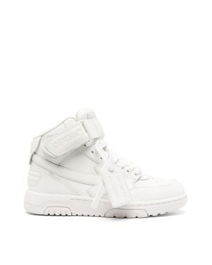 Off-White c/o Virgil Abloh Out Of Office Mid-Top Sneakers - White