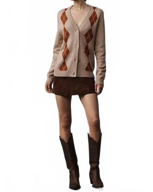Kule Deane V-Neck Cardigan - Natural