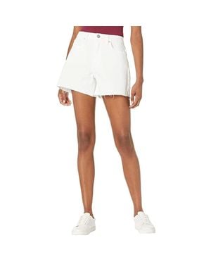 Hudson Jeans Devon Cut-Off Shorts Raw Hem High Rise Jzz332 - White