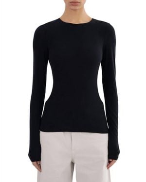 Lamarque Medora Long Sleeve Top - Black