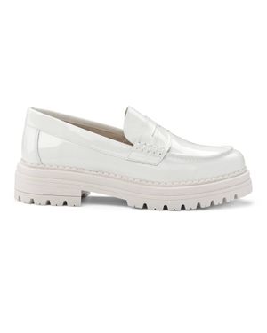 BluBlonc Charlotte Loafer Shoes - White