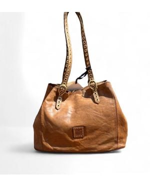 Campomaggi Military Shopping Bag - Brown