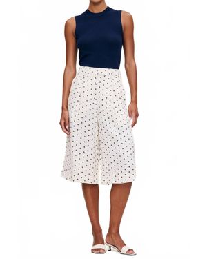 DL1961 Hepburn High Rise Linen Short - Blue
