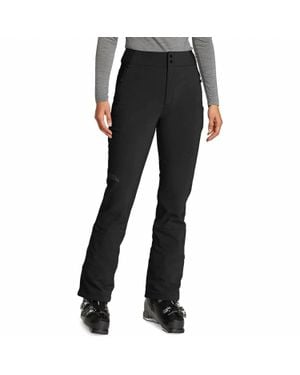 Eddie Bauer Alpenglow High Rise Stretch Ski Pants - Black