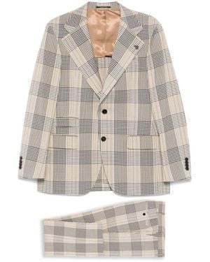 Gabriele Pasini Checkered Suit - Gray