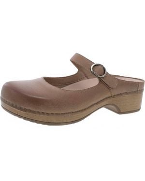 Dansko Bria Leather Mule - Black