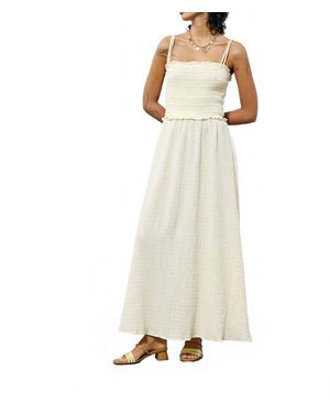 FRNCH Marianne Backless Dress - Natural