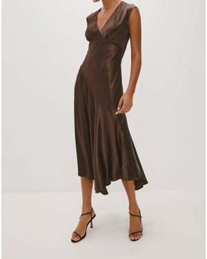 Rails Eleni Midi Dress - Brown