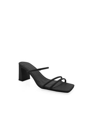 Billini Isoka Block Mule Heels - White