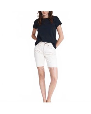 Rag & Bone Maya High Rise Walking Short - Blue